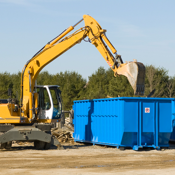 can i choose the location where the residential dumpster will be placed in Menoken KS